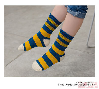 【兒童襪子純棉秋冬男童中筒女童棉襪寶寶襪中大童條紋襪子廠家批發(fā)T39】義烏市歐燁電子商務(wù)商行 - 產(chǎn)品庫(kù)